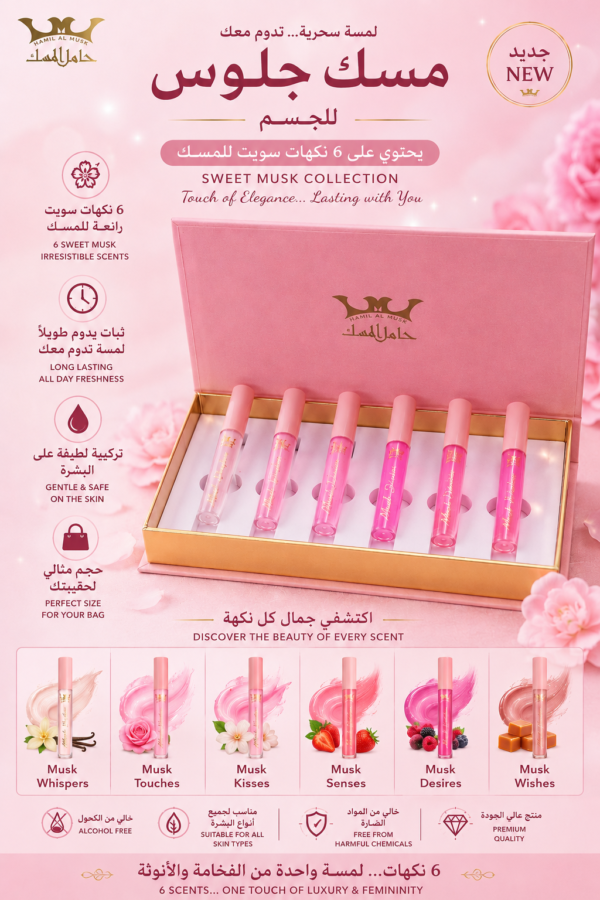 Musk Gloss Collection 6 psc