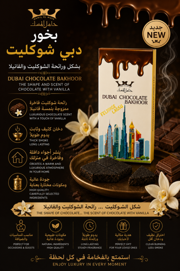 Dubai Chocolate Bakhoor Vanilla